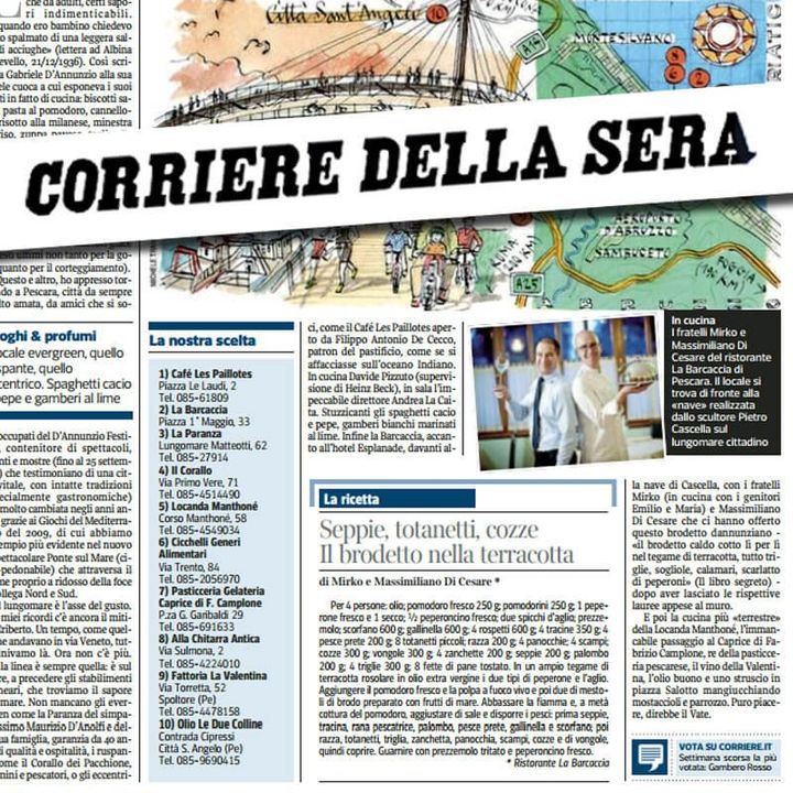 Articolo sul Corriere della Sera